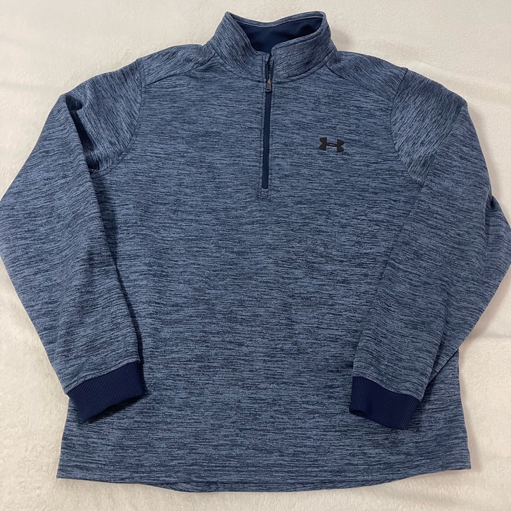 Loose blue fleece Under Armour half zip
